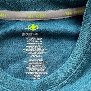 NordicTrack Men's Teal Shirt